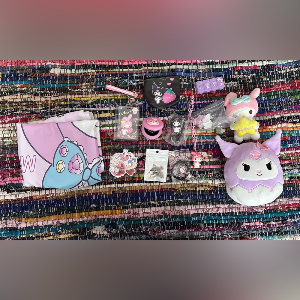 My melody and Kuromi merchandise pack